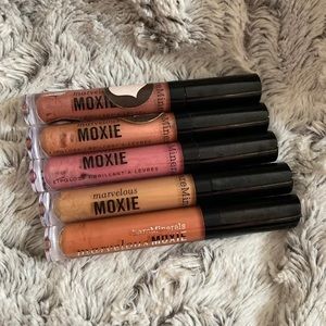 Bundle of 5 BareMinerals Moxie Lip Glosses